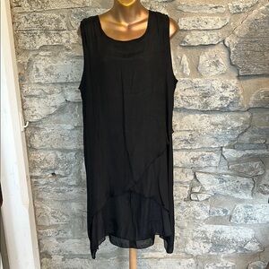 Elegant Black Sleeveless Dress